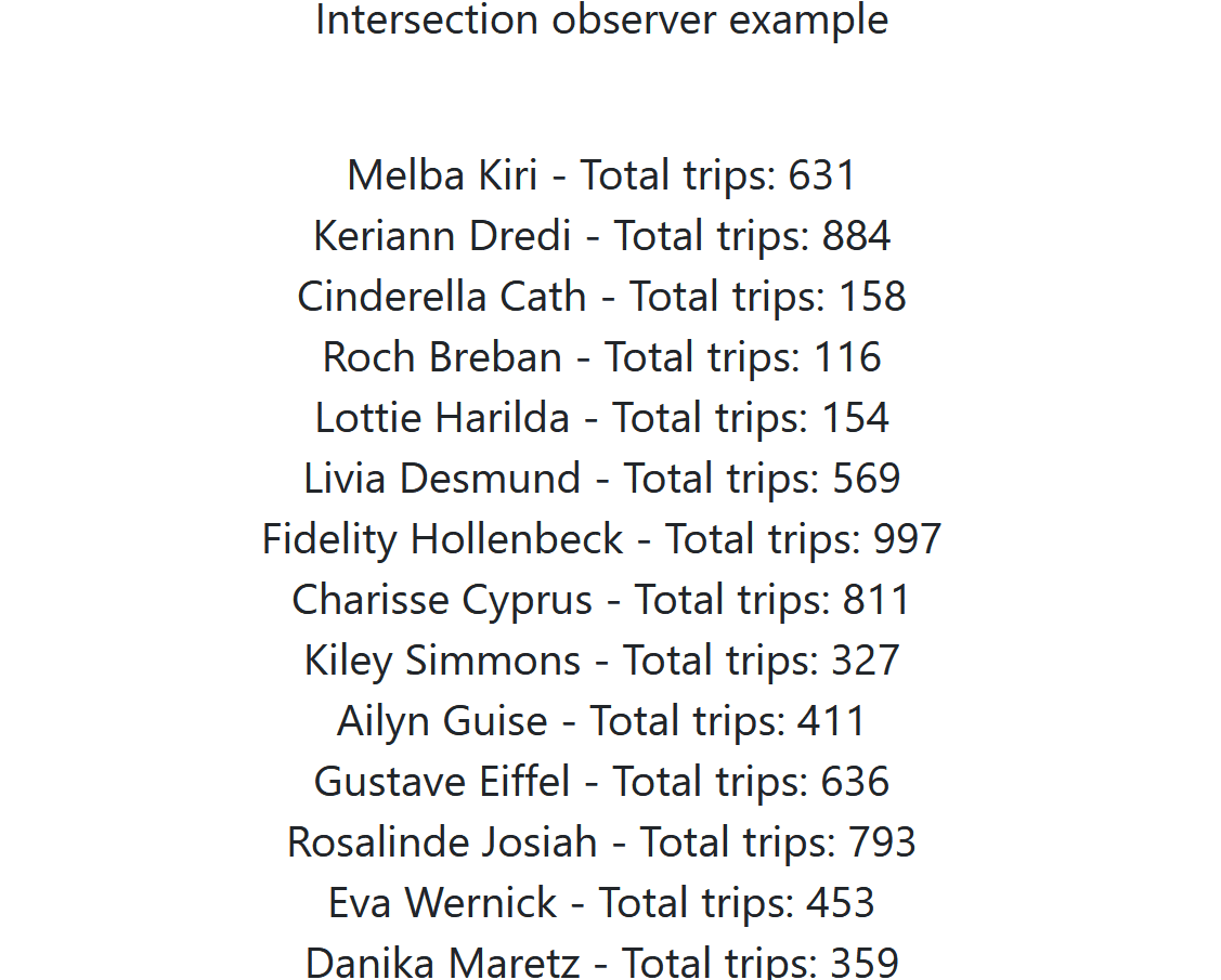 How to create an infinite scrolling list using the intersection ...